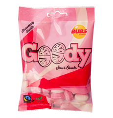 BUBS Strawberry & Vanilla Sour Ovals Mini
