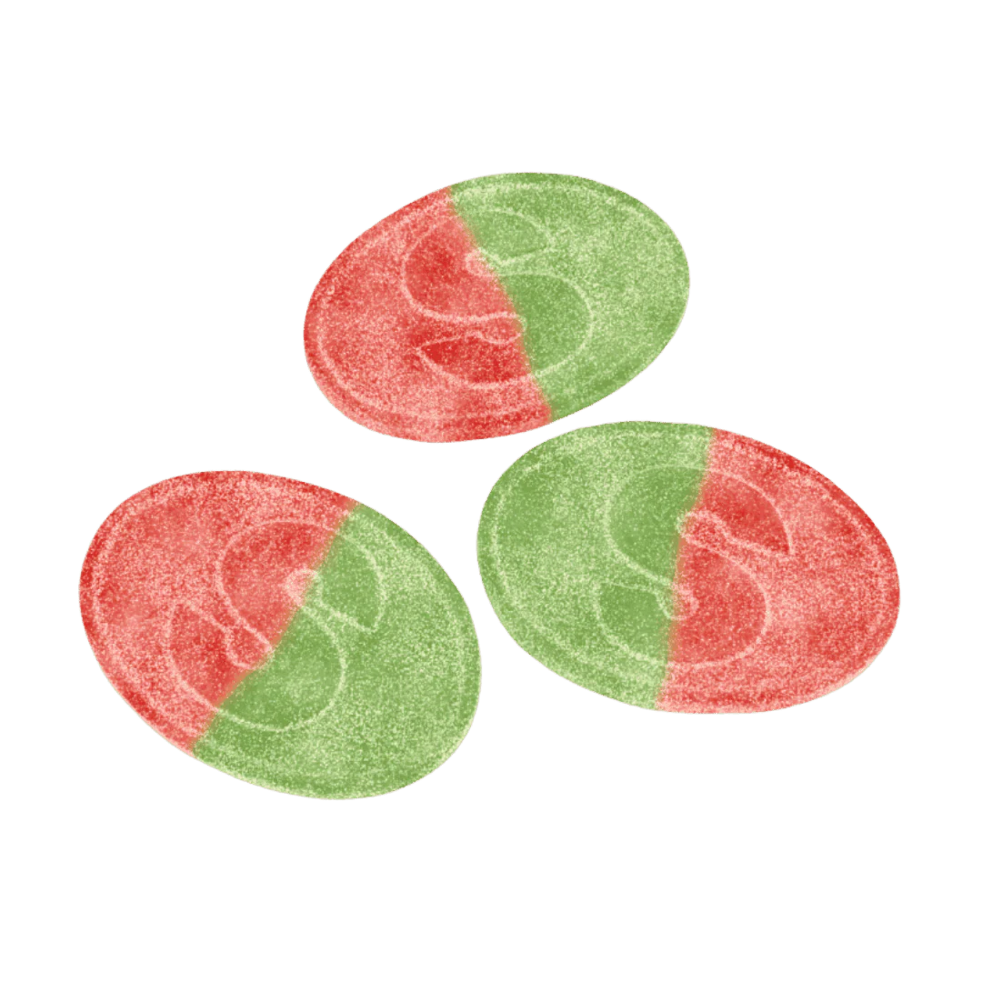 S-märke Sour Strawberry 4000 g