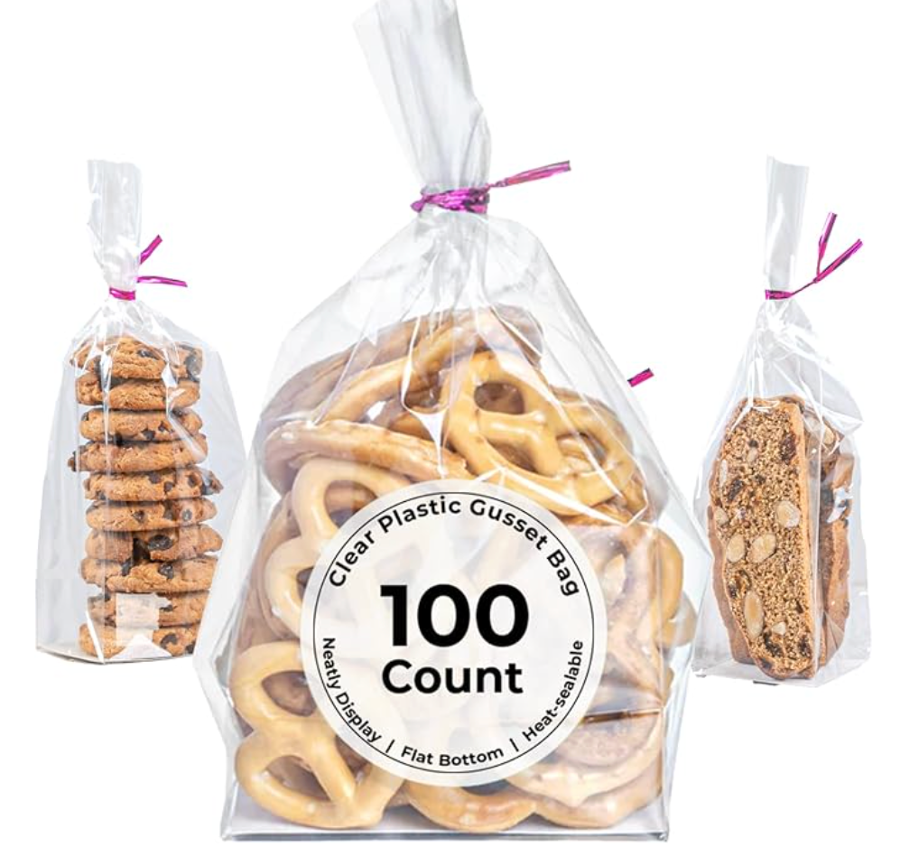 Transparent Candy Bags 1/2lb (50) (3x2x6.5)